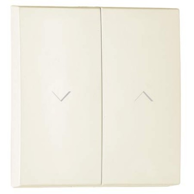 Tecla para interruptor de persiana en color marfil