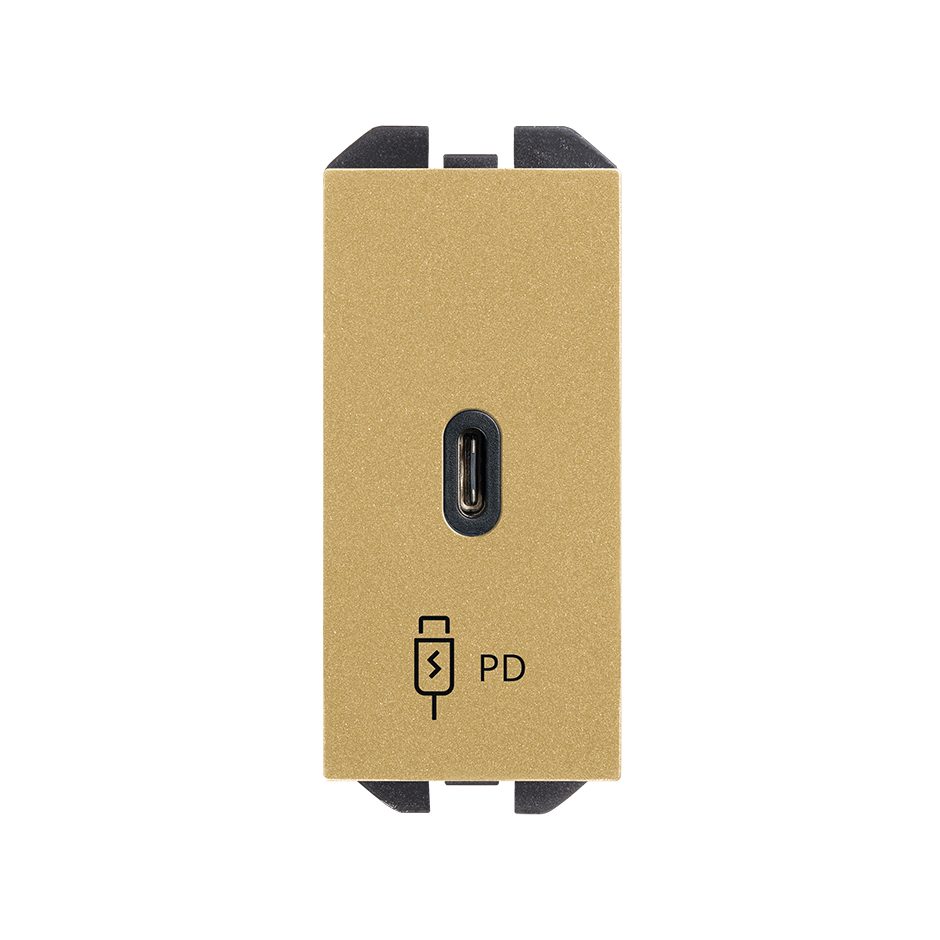 Cargador USB C 20W Power Delivery oro