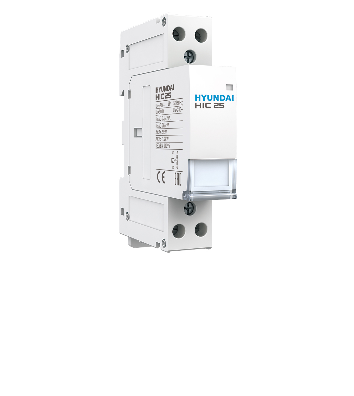 Contactor modular 25A 1 NO+1 NC 230V
