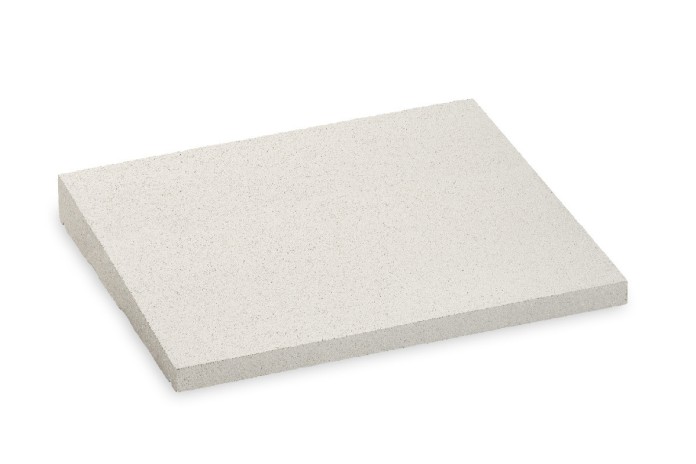 Cubremuros de una pendiente "Dry-Cast"  50 x 35,5 x 3 x 5,5 cms blanco