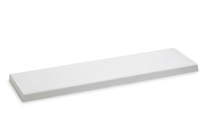 Cubremuros Losa liso "Wet-Cast" de 100 x 25 x 4,5 cms blanca