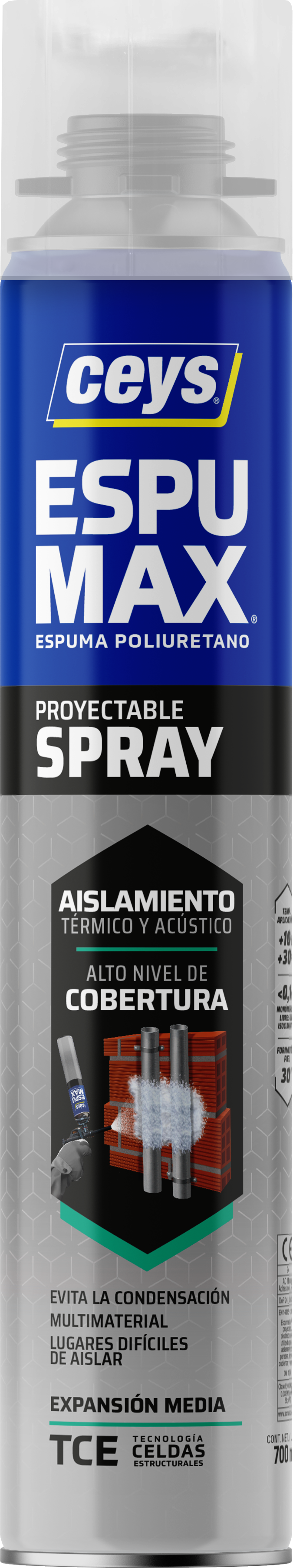Espuma proyectable en spray 750 ml