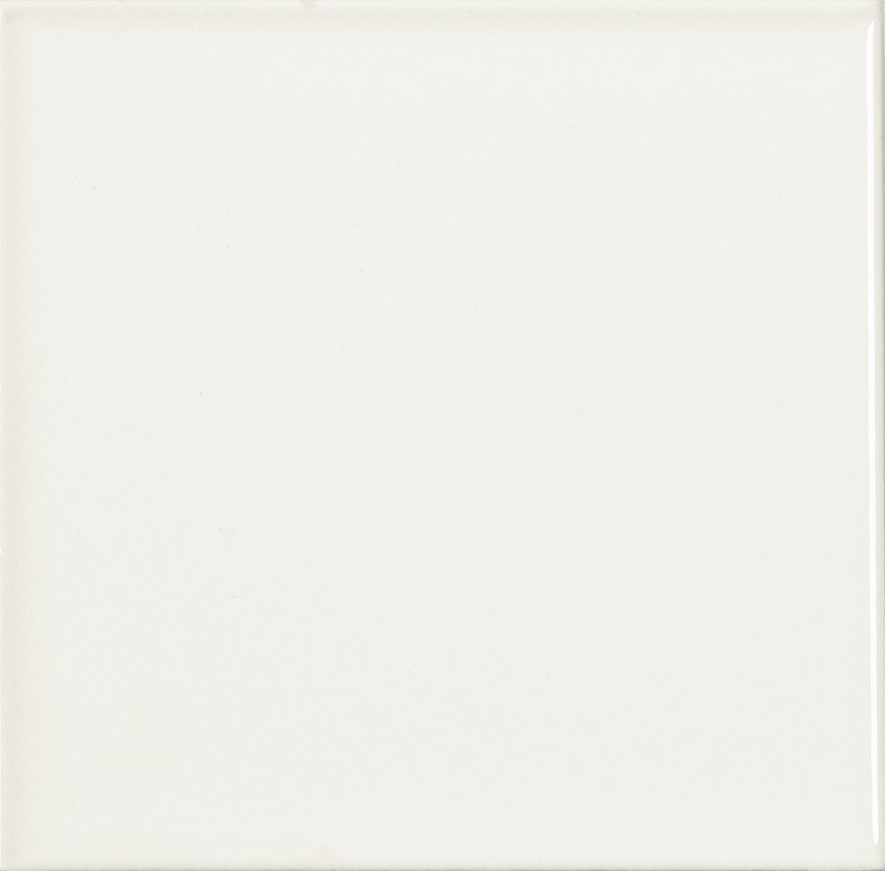 M2 cerámica 10x10 cms blanco mate