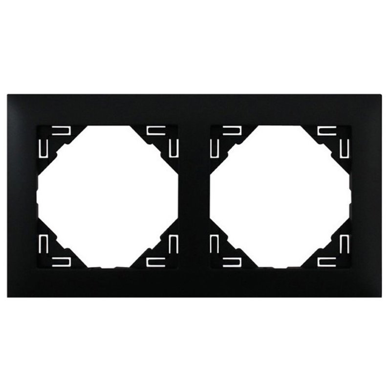 Marco Doble Negro Mate