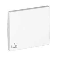 Tecla simple con símbolo de campana blanco