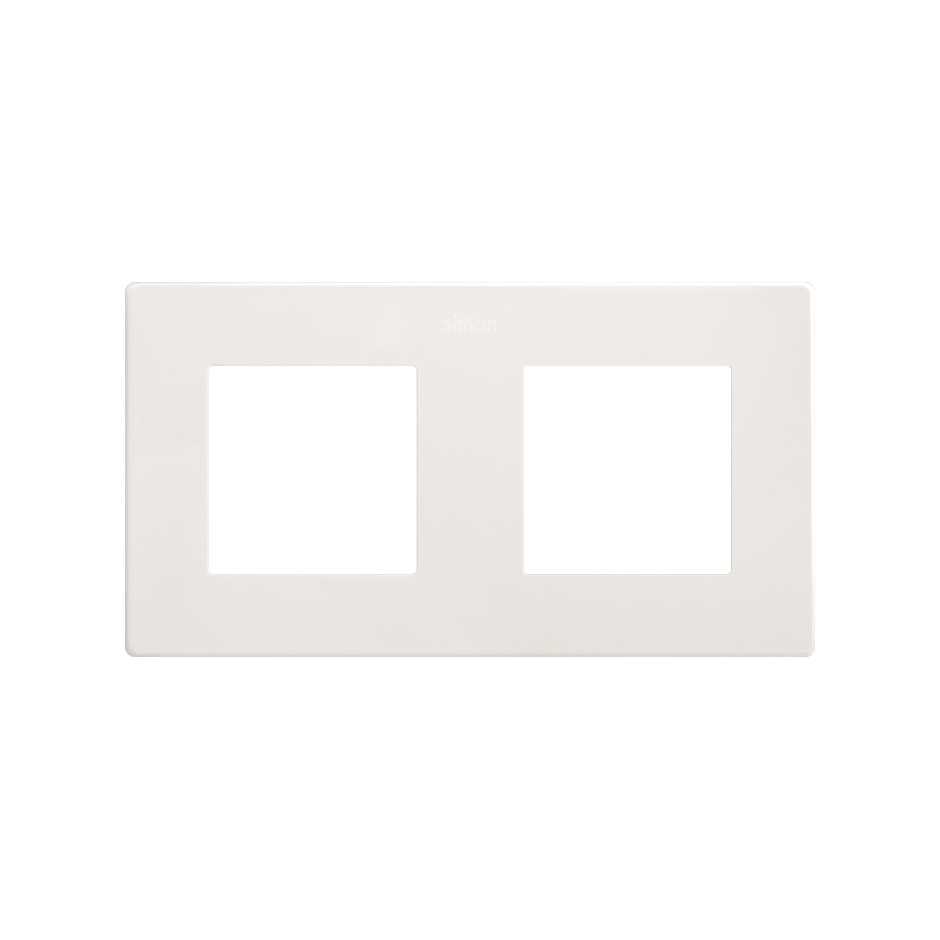 Marco para 2 elementos blanco mate