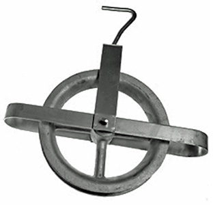 Polea de aluminio con protección Ø240mm