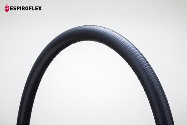 Metro de tubería de PVC flexible de 40x34mm gris