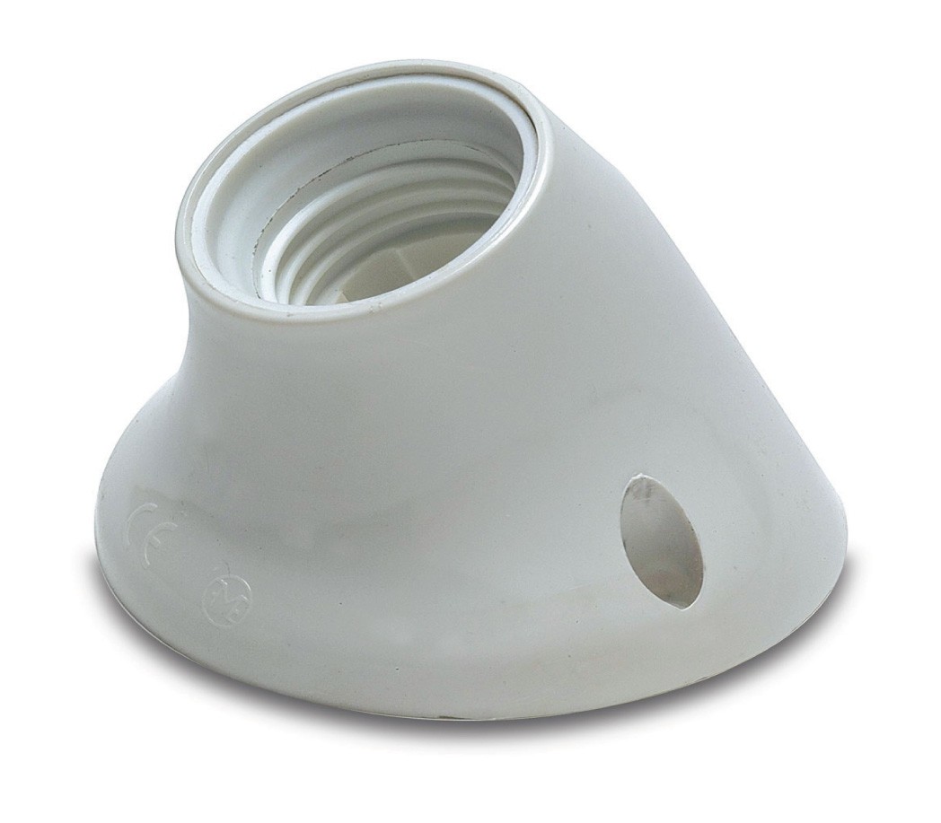 Portalámparas curvo E27