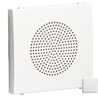 Tapa para toma altavoz/timbre blanco mate