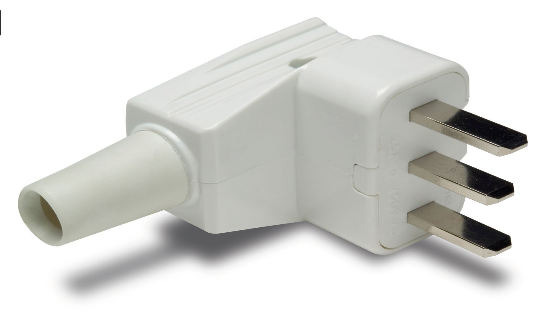 Clavija con toma de tierra de 25A 250V