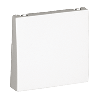 Tapa para salida de cable blanco