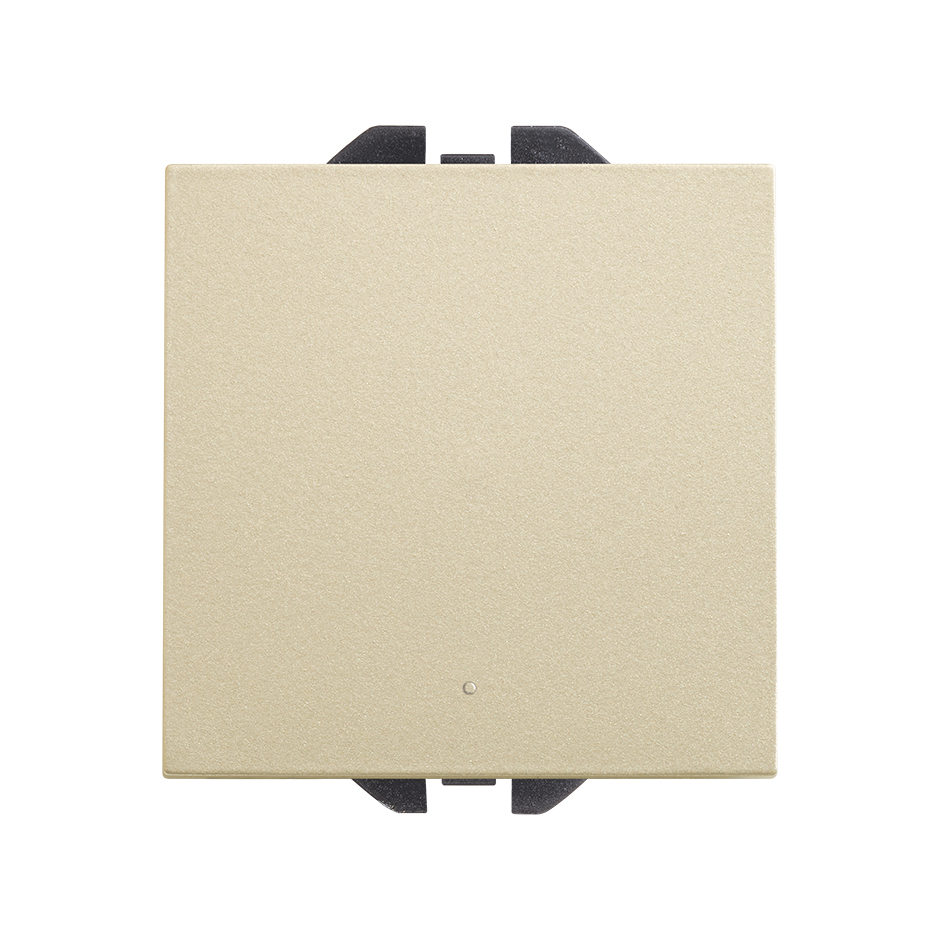 Interruptor unipolar pulsante con sistema de embornamiento rápido cava