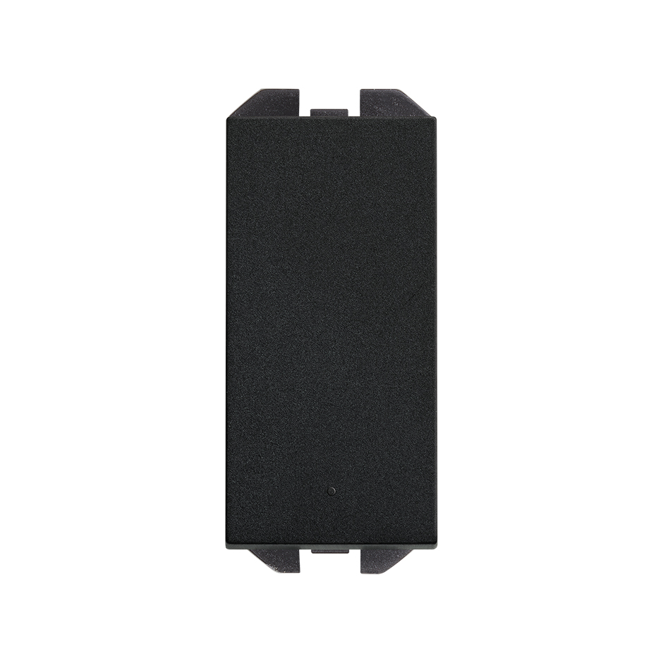 Cruzamiento pulsante de tecla estrecha con sistema de embornamiento rápido negro mate