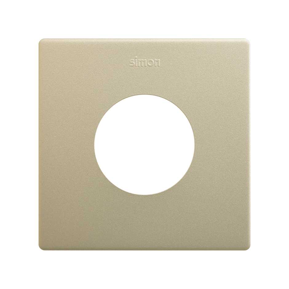 Marco estética mínima para base schuko CLEAN de 1 elemento cava