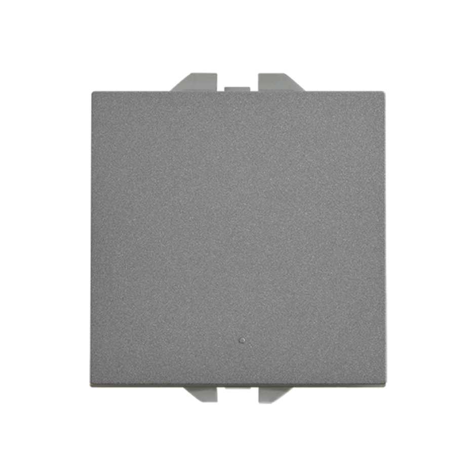 Conmutador pulsante con sistema de embornamiento rápido titanio