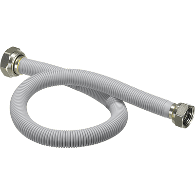 Conexión inoxidable extensible de 200 x340 mm para gas 1/2"
