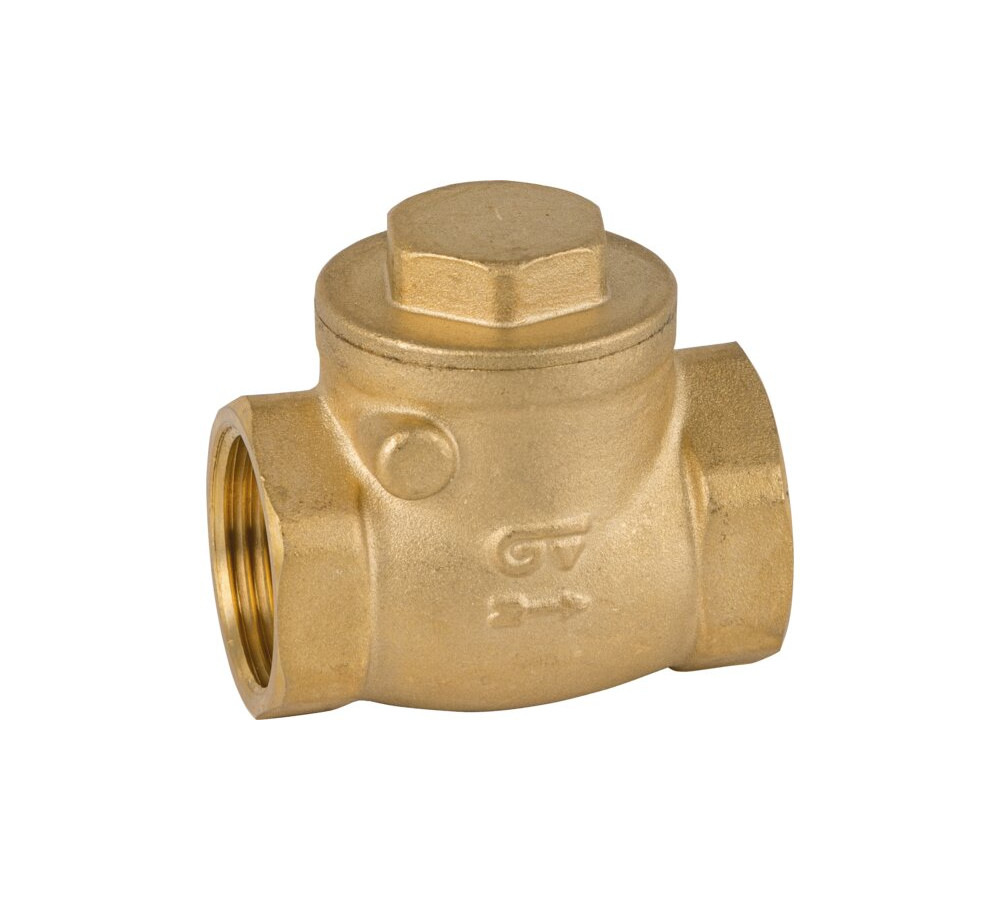 Válvula de retención clapeta con goma de 1/2"