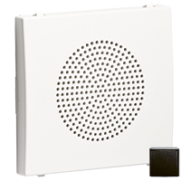 Tapa para toma altavoz/timbre negro mate