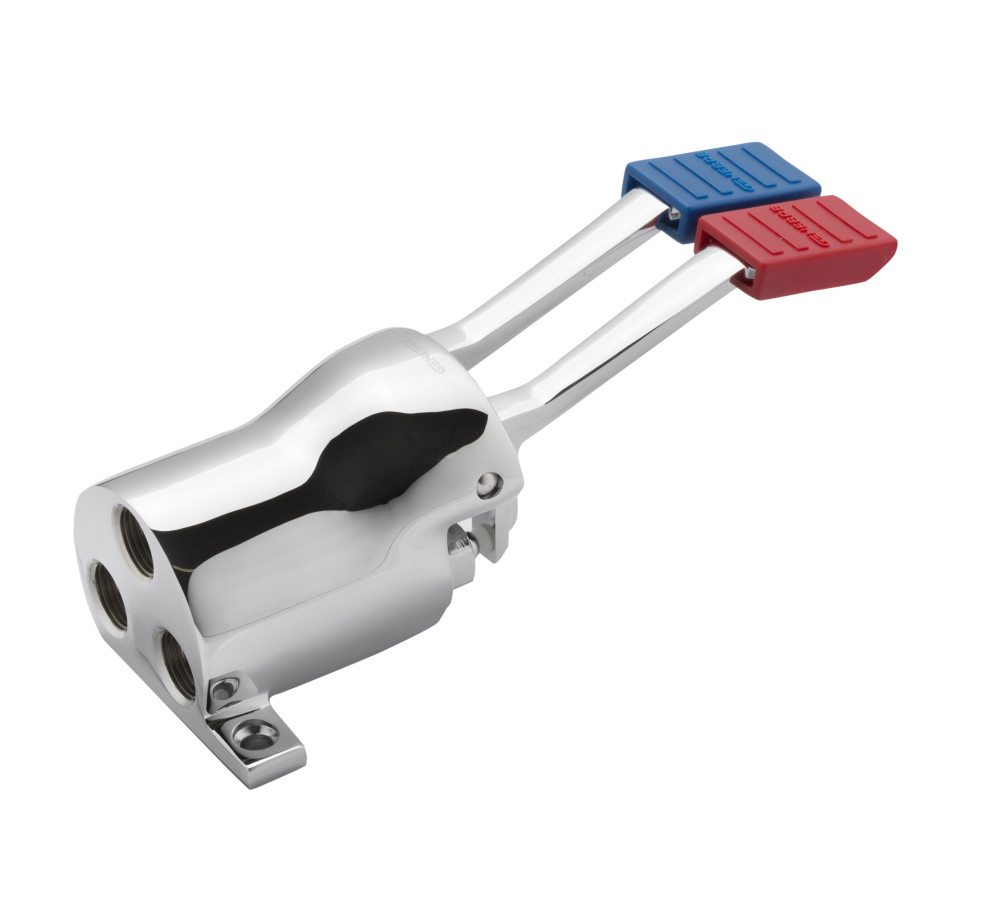Válvula doble pedal a suelo 1/2"