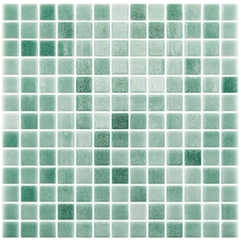 M² mosaico 2,5X2,5 verde niebla