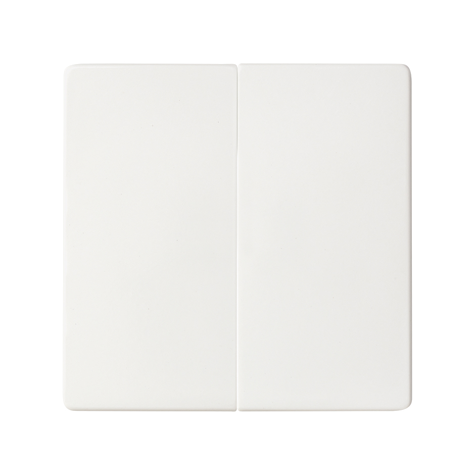 Tecla doble para mecanismos de mando blanco mate Simon 82 Concept