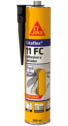 Adhesivo sellador Sikaflex 11FC+ color negro 300ml