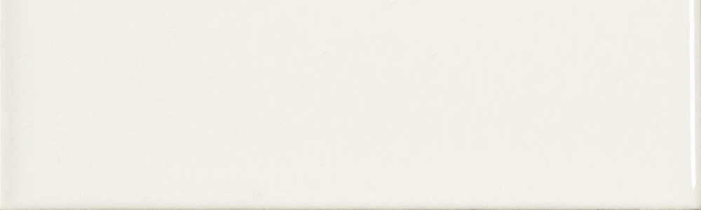 M2 cerámica 10x20 cms blanco mate