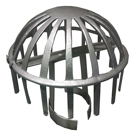 Morrión parahojas aluminio de 360º